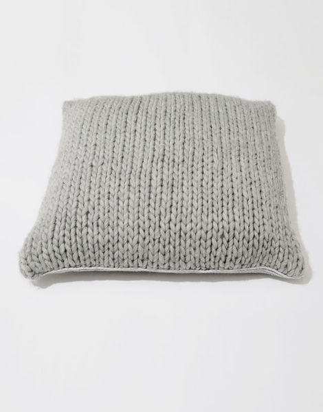 knitted wool cushions