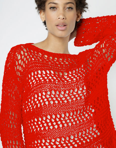 Penelope Sweater Lipstick Red