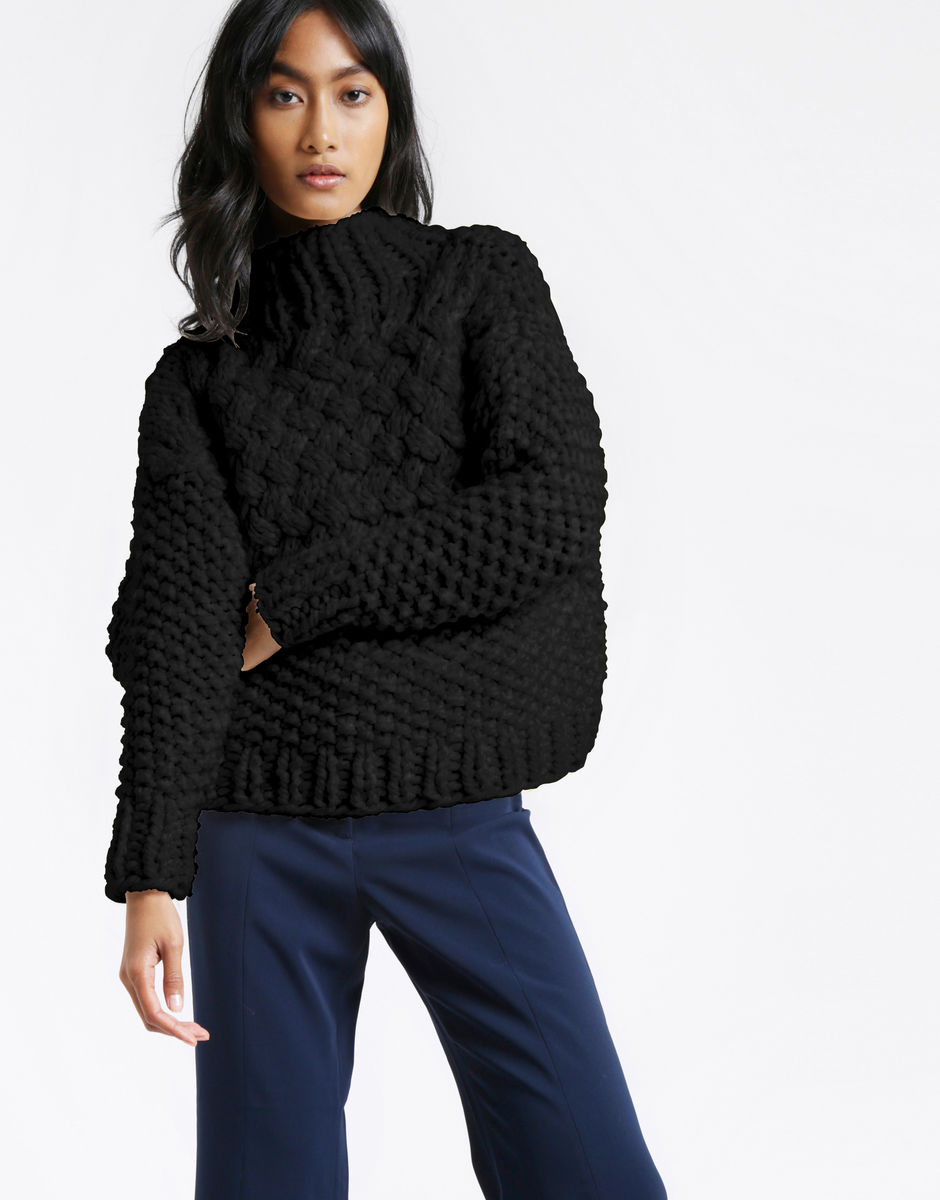 Full Moon Jumper  from Wool And The Gang - Intermediate Knit Kit | knitwear trends winter 2020