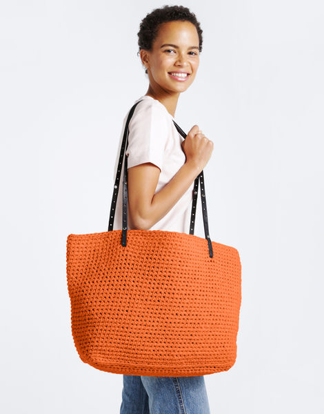 Carrie On Tote Rusty Orange