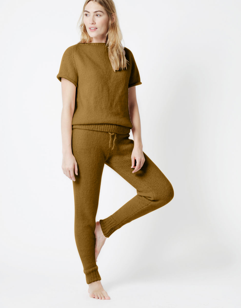 Soul Power Pants from Wool And The Gang - Intermediate Knit Kit | knitwear trends winter 2020