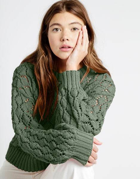 Cyrus Pullover Eucalyptus Green