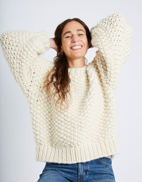 Amanda Pullover Ivory White