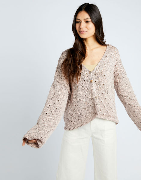 Moloko Cardigan Timberwolf