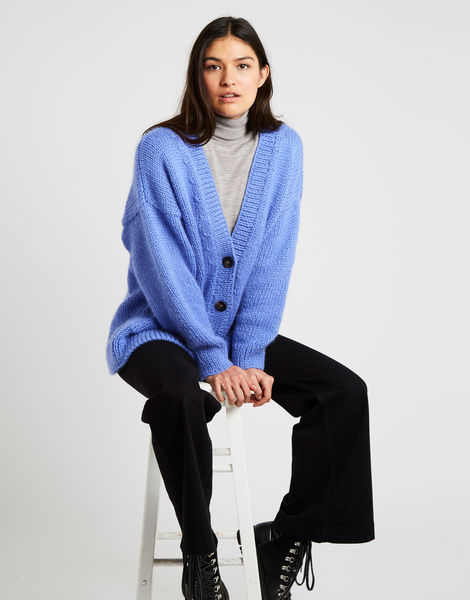 Elizabeth Cardigan Cornflower Blue