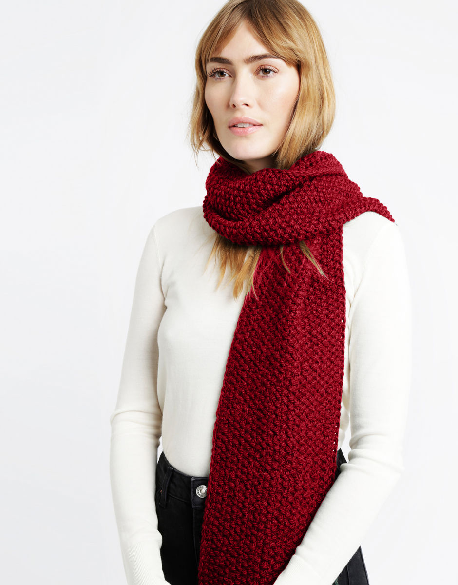 Seen It All Scarf Cherry Red