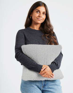 Love Train Cushion Moonbeam