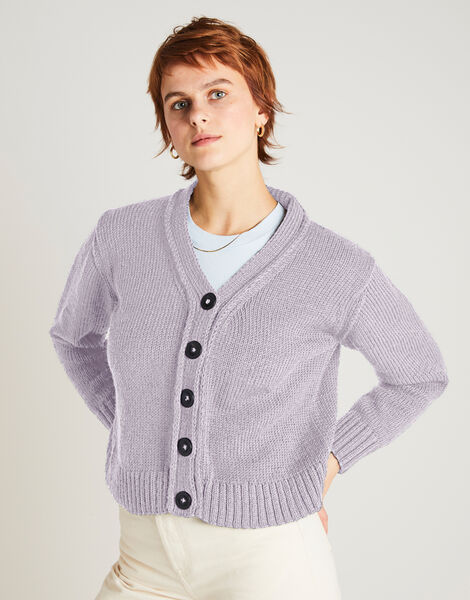 New Love Cardigan Lilac Powder