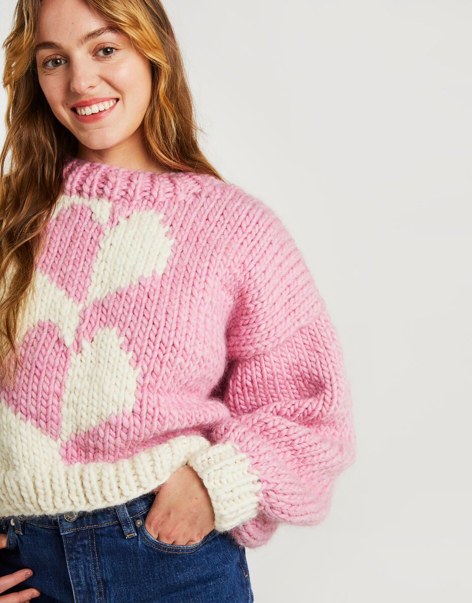 Loowie Cozy Hearts Sweater main image 1