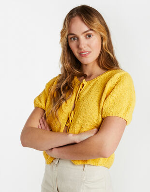 Primavera Cardigan Soleil Yellow