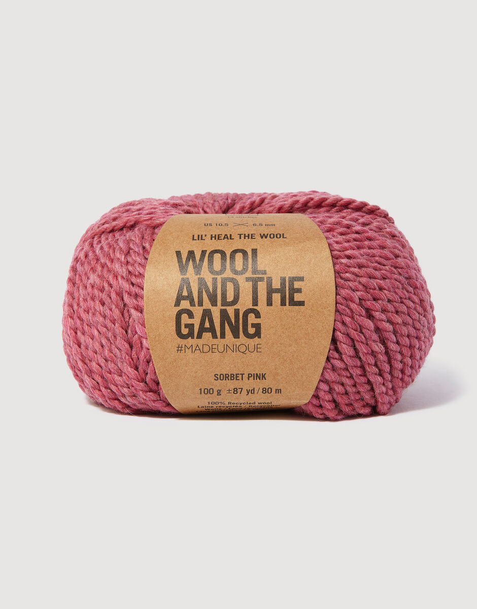 Lil' Heal The Wool Sorbet Pink