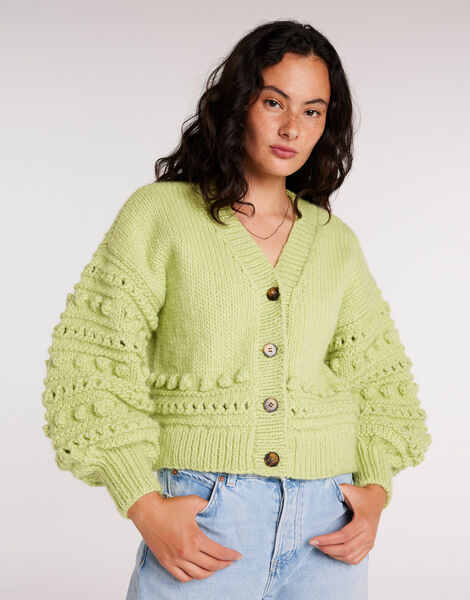 Power Cardigan Apple Green