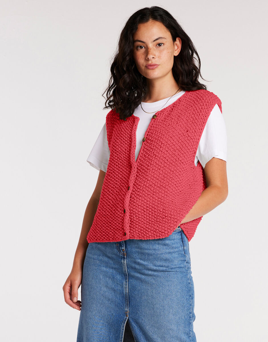 Jennifer Knit Cardigan Chicory Coffee