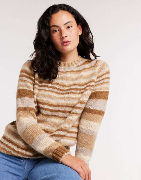 Pull Molly Neutral Sands Stripe