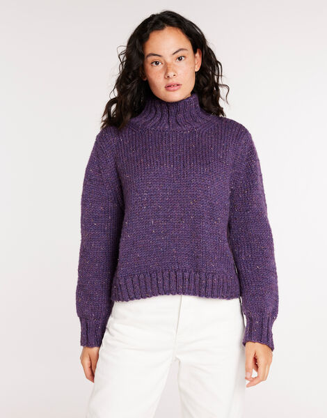 Violet Sweater Deep Purple