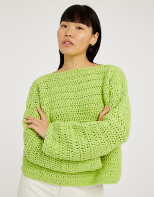 Love Sweater Green Zest