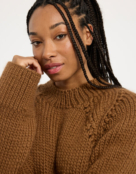Willow Knit Sweater - Tan main image 0