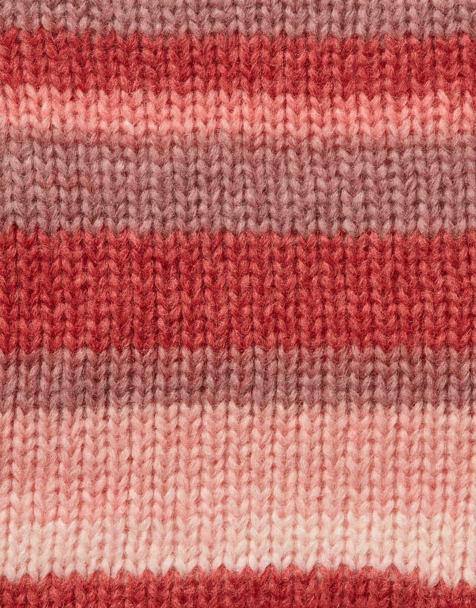 Wool And The Gang Feeling Good Stripe - Matassa 50g (130m) In Baby Alpaca, Merino E Nylon - Sunset Stripe