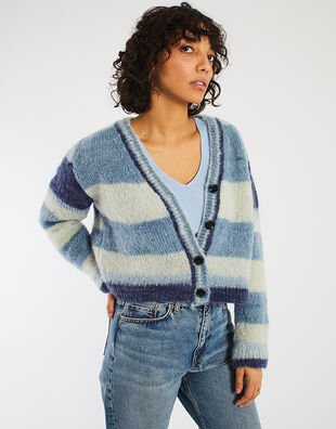 Cardigan Good Luck Umbrella Blue Stripe