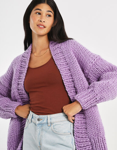 Hero Cardigan Parma Purple