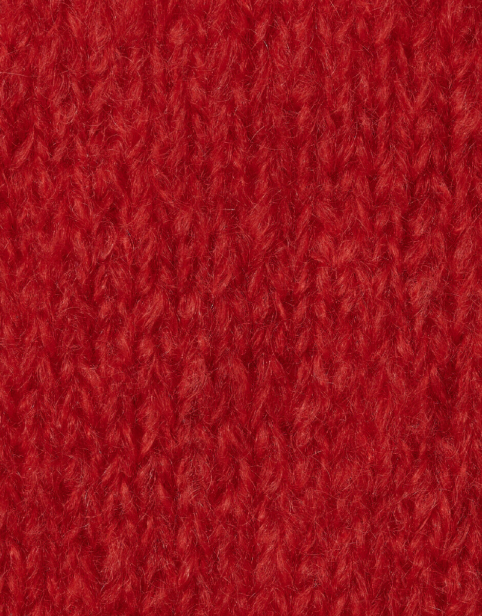 Real Love Cardigan Lipstick Red