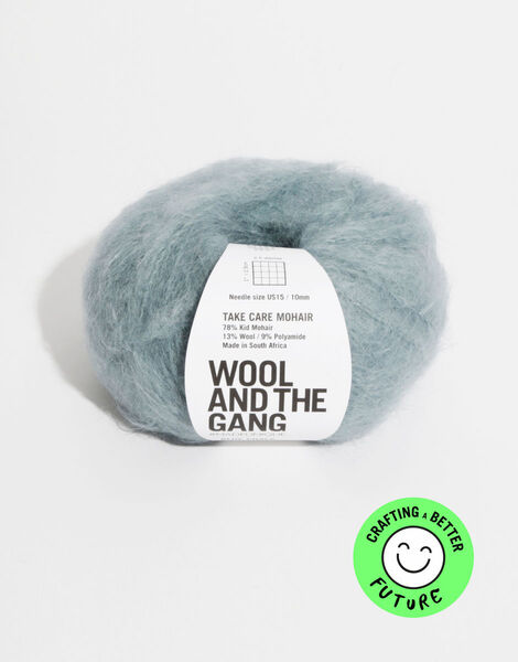 Take Care Mohair Blue Chalk