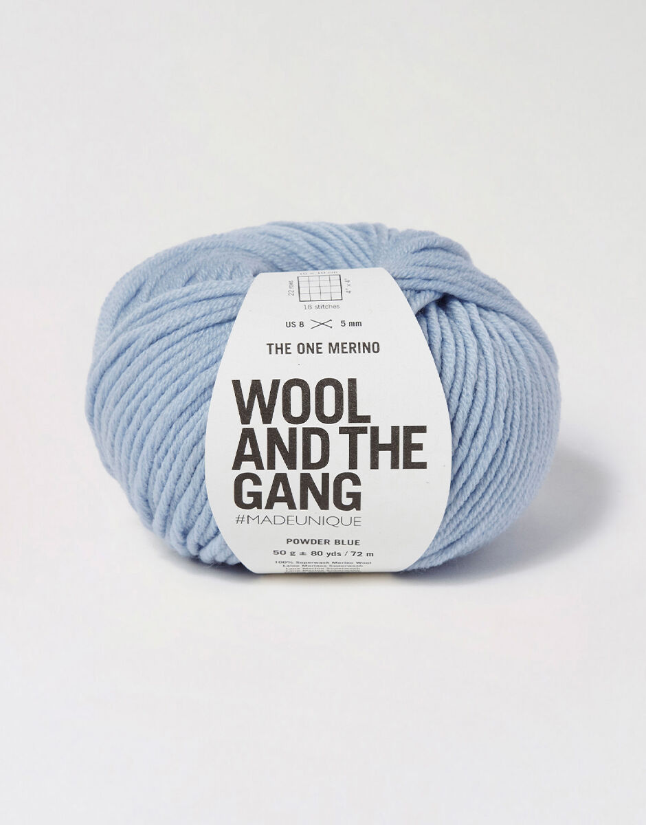 The One Merino Powder Blue