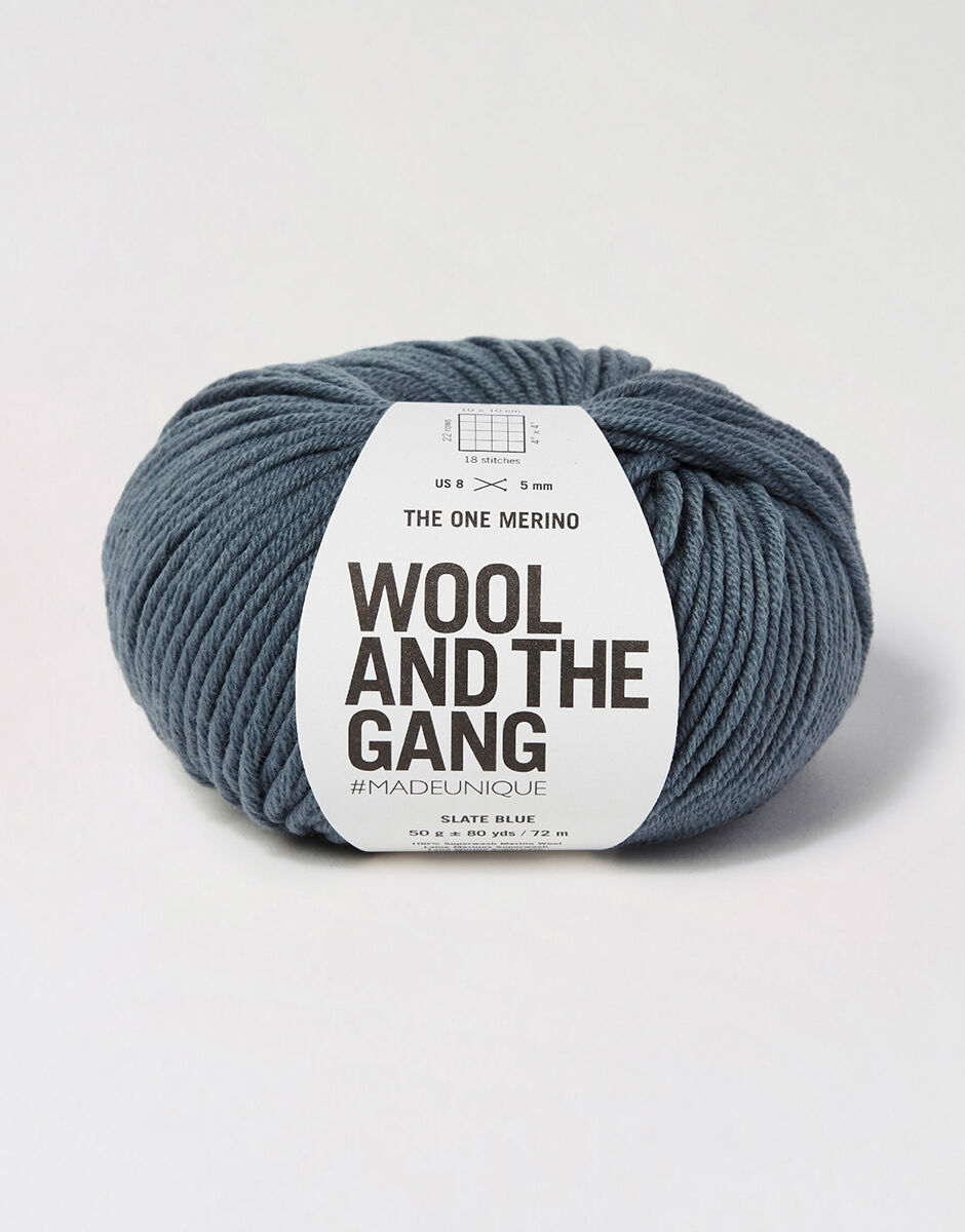 The One Merino Slate Blue