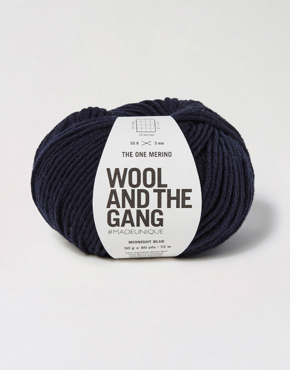 The One Merino Midnight Blue