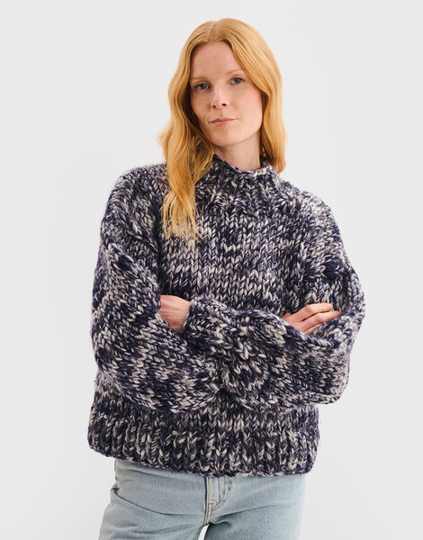 Sometimes Sweater Midnight Blue Marl - NEW